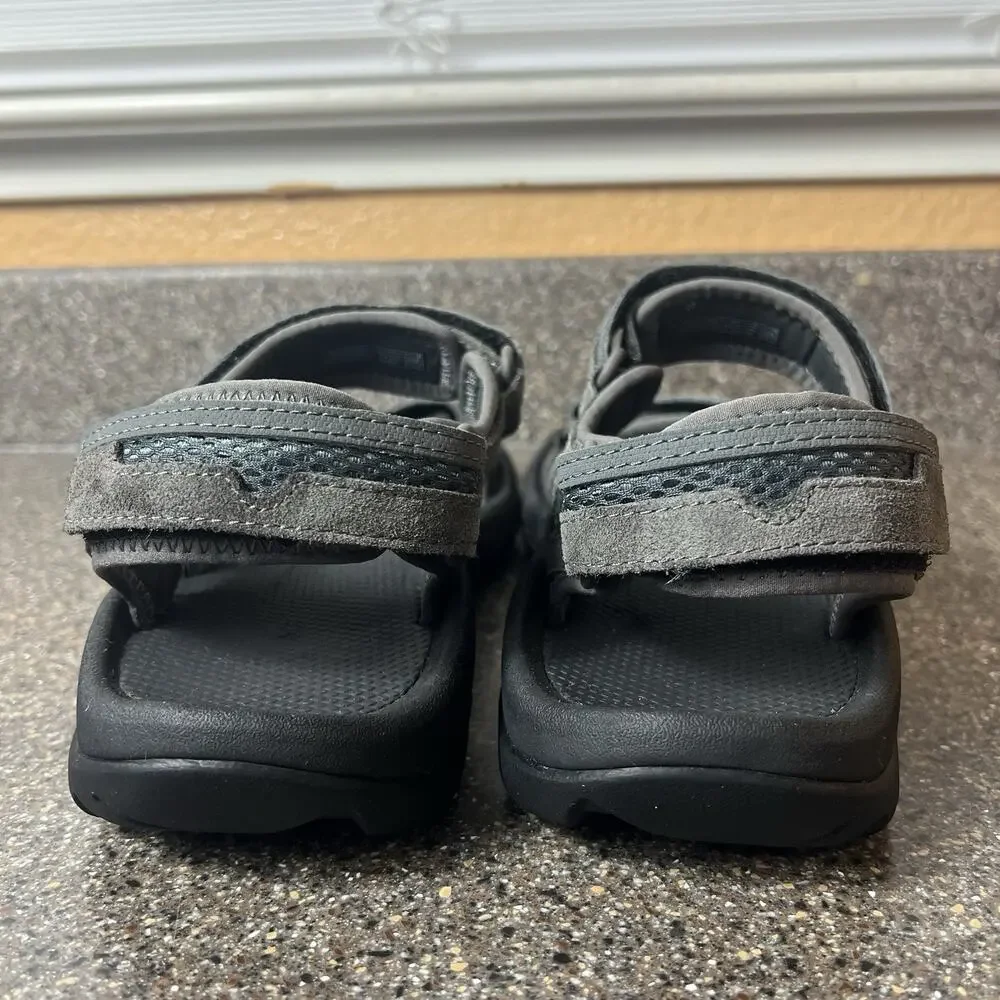 TEVA Original Universal Strap Summer Sandals Men's Size 11 Dark Gray Hook & Loop